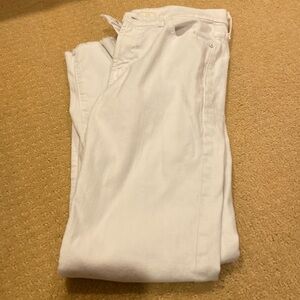 MOTHER White Jeans